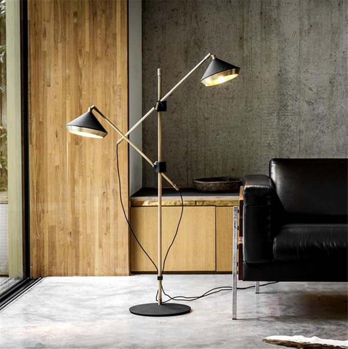 Nordic Modern Floor Lamp Fashion Luxury Family Iiving Room Bedroom Study Villa Hotel LED Creativity Decorative Standing Light (Style 117)