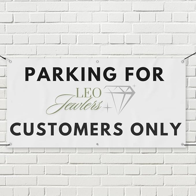 Custom 3x6 Indoor or Outdoor Heavy Duty Vinyl Banner for Business, Birthdays, Holidays, & Special Events (16, Ounces)
