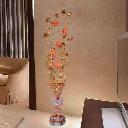 Nordic Modern Flower Floor Lamp Fashion Art Living Room Sofa Bedroom Wedding LED Originality Decorative Standing Light (Style 22)