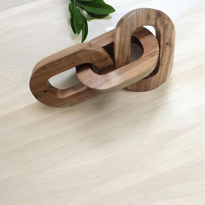 Home Natural Wooden Chain with Unique Design | Handcrafted Rustic Décor for Home & Workspace