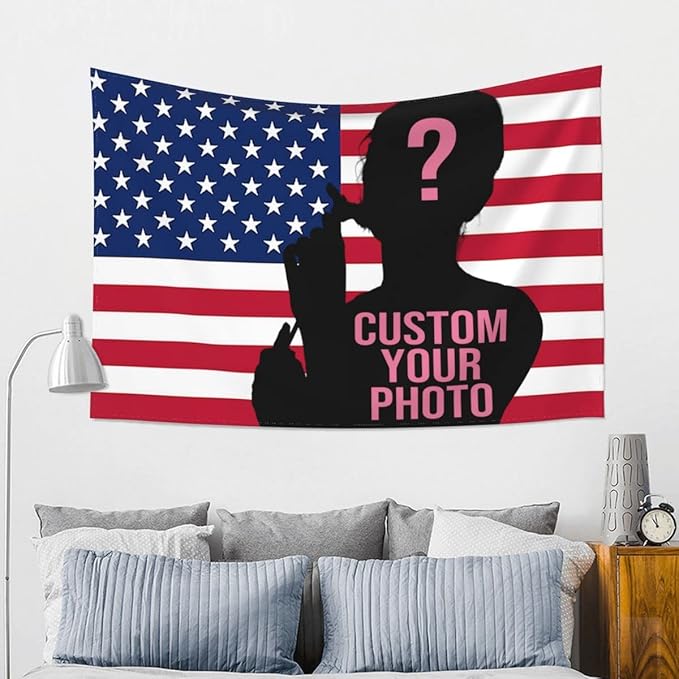 Custom Flag Tapestry Add Your Own Tapestry Custom Tapestry Wedding Backdrop Decoration Wall 60x40 Tapestry