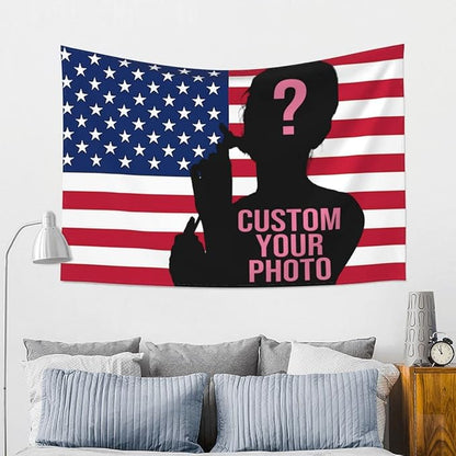 Custom Flag Tapestry Add Your Own Tapestry Custom Tapestry Wedding Backdrop Decoration Wall 60x40 Tapestry