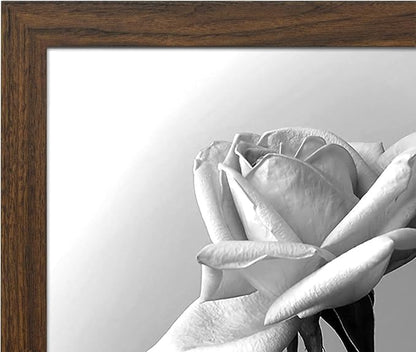 Americanflat 12x18 Poster Frame with Polished Plexiglass - Wide Picture Frames Made of Engineered Wood for Vertical or Horizontal Wall Display - Epic Collection - Mahogany