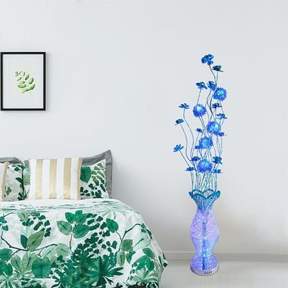 Nordic Modern Flower Floor Lamp Fashion Art Living Room Sofa Bedroom Wedding LED Originality Decorative Standing Light (Style 5)