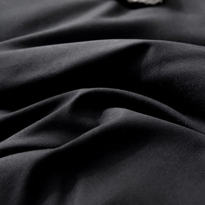 ROSGONIA Oversized King Comforter Black, 3pcs(1 Boho Comforter & 2 Pillowcases) Soft Lightweight Oversized King Size Comforter Sets All Season Bedding