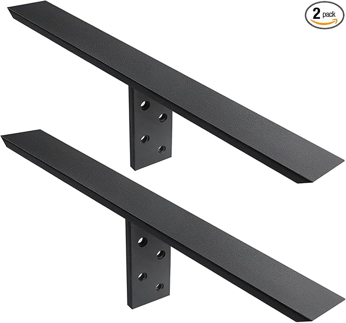 Hidden Countertop Support Bracket 26 Inch 2 Pack Heavy Duty Granite Support Bracket for Kitchen Island Bar Top Countertop