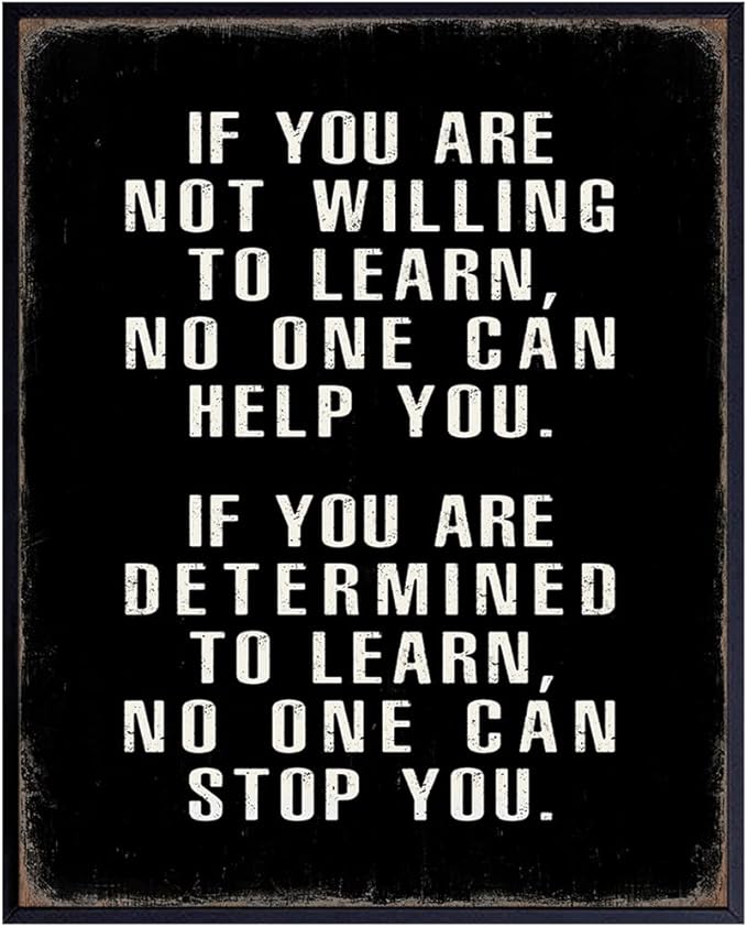 Motivational Wall Art - Office Wall Art & Decor Motivational poster - Positive Quotes Wall Decor - Encouragement Gifts - Positive Sayings for Wall Decor - Entrepreneur Wall Art - Inspirational Quotes