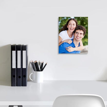 YYYYHPP Canvas Prints with Your Photos, Personalized Photo to Canvas Wall Art,Canvas Printing for Wedding, Family, Baby, Pets, Home Office Decor, Wrapped Frame 8"x10"