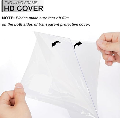 10x20 Picture Frame Set of 3, Black Frame for 10 x 20 Inch Picture Poster Photo, Light Weight and High Transparent 10 by 20 Frame for Wall - 3 Pack/Black/10 x20