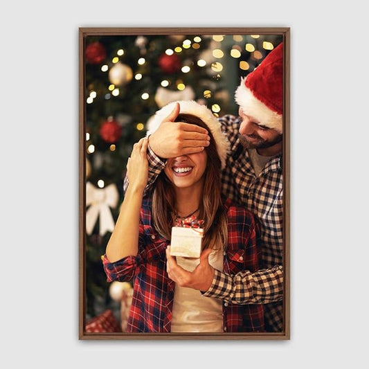wall26 Framed Custom Canvas Wall Art for Living Room, Bedroom Canvas Prints for Home Decoration Ready to Hang - 16"x24", Natural Frame