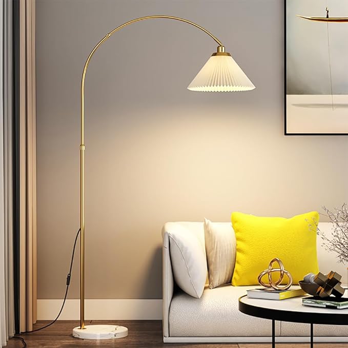 Nordic Modern Floor Lamp Fashion Luxury Family Iiving Room Bedroom Study Villa Hotel LED Creativity Decorative Standing Light (Style 1)