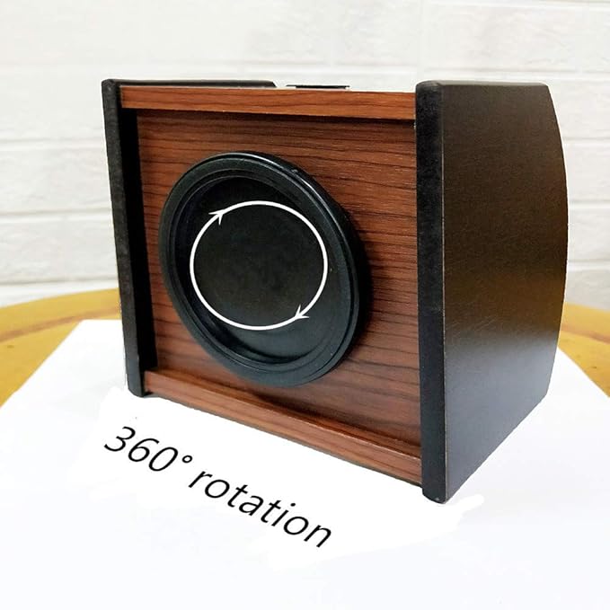 N Revolving remote control holder caddy organizer Wood pencil holder for desk organizer Office and home storage organization HeBen7002