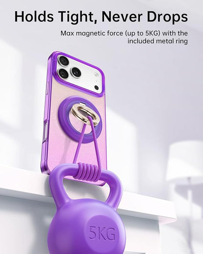 SYNCWIRE for MagSafe Phone Grip, Birthday Christmas Stocking Stuffers Surprise White Elephant Gifts for Women Mom Her Best Friends Sister Wife Teen Girl Magnetic Phone Ring Holder Kickstand Stand