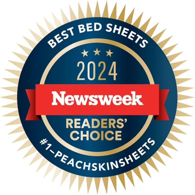 PeachSkinSheets Night Sweats: The Original 1500TC Soft Twin/XL Twin Oversized Comforter Set Classic White