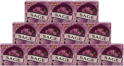 Sage Incense Cones And Cone Incense Burner Bundle Insence Insense Hem Incense