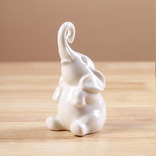 Elephant Gifts: Ring Holder with Good Luck Trunk & Cute Elephant Decor - Perfect for Wedding, Bridal Shower, Birthday & Christmas Gifts