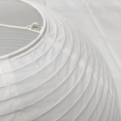 Hemispherical Lamp Shade (14 Inch) White Folding Paper Lamp Shade Chinese Lantern