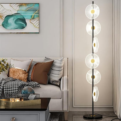 Nordic Modern Floor Lamp Fashion Luxury Family Iiving Room Bedroom Study Villa Hotel LED Creativity Decorative Standing Light (Style 35)