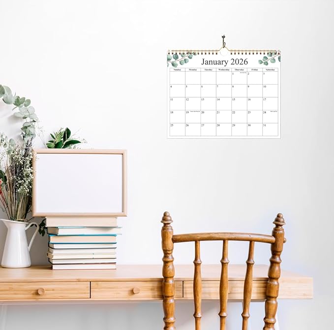 2026 Wall Calendar - Calendar 2026 from January 2026 - December 2026, 12 Months Calendar with Premium Paper, 8.5" x 11", Nature