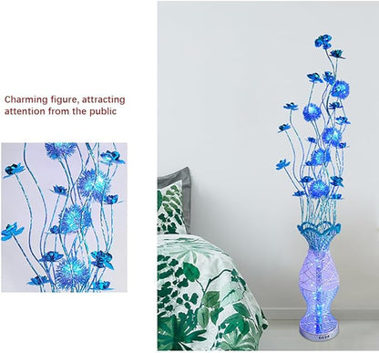 Nordic Modern Flower Floor Lamp Fashion Art Living Room Sofa Bedroom Wedding LED Originality Decorative Standing Light (Style 5)