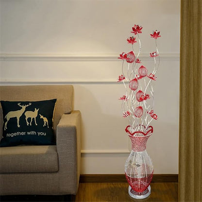 Nordic Modern Flower Floor Lamp Fashion Art Living Room Sofa Bedroom Wedding LED Originality Decorative Standing Light (Style 15)
