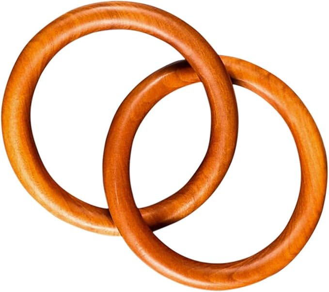 SOLUSTRE Zelkova Wood Chain Link Decor Rustic Wood Knot Ornament for Minimalist Home Art for Bedroom and Living Room Decor