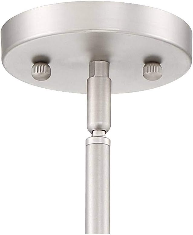 Possini Euro Design Spherical Brushed Nickel Pendant Chandelier Lighting 16" Wide Modern Orb 3-Light Fixture for Dining Room Living House Home Foyer Kitchen Island Entryway Bedroom High Ceilings