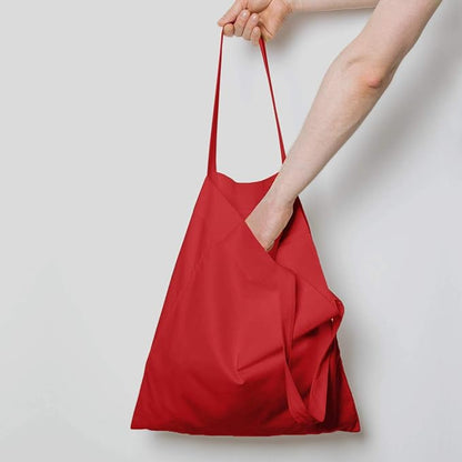 NPBAG 25 Pack 15'' X 16'' Red Cotton Tote Bags, Blank Bulk Cloth bags with 1pc of PTFE Teflon Sheet (M)