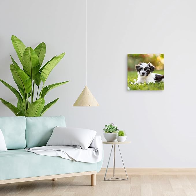 YYYYHPP Canvas Prints with Your Photos, Personalized Photo to Canvas Wall Art,Canvas Printing for Wedding, Family, Baby, Pets, Home Office Decor, Wrapped Frame 10"x10"