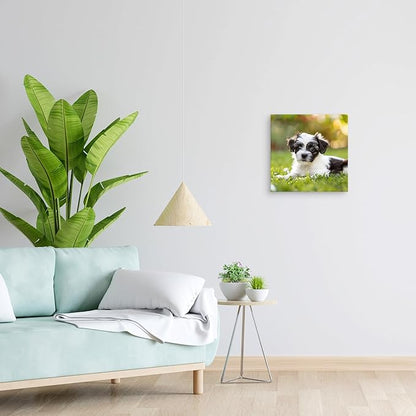 YYYYHPP Canvas Prints with Your Photos, Personalized Photo to Canvas Wall Art,Canvas Printing for Wedding, Family, Baby, Pets, Home Office Decor, Wrapped Frame 10"x10"