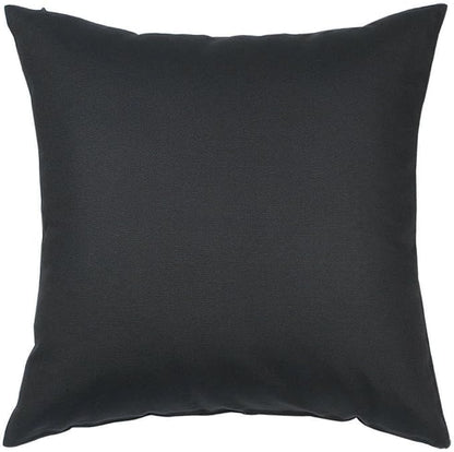 TangDepot Cotton Solid Throw Pillow Covers, 12 INCH x 12 INCH, Charcoal Gray