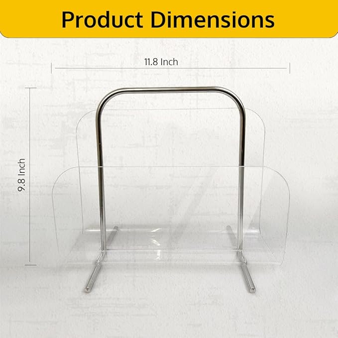 Acrylic Book Holder Stand Megazine Display Holder