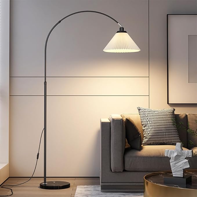Nordic Modern Floor Lamp Fashion Luxury Family Iiving Room Bedroom Study Villa Hotel LED Creativity Decorative Standing Light (Style 2)