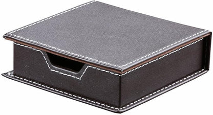 KINGFOM 5PCS Desk Organizer and Accessories Set, Pu Leather Office Supplies with Multifunction Desktop Organizer Storage Box, Tissue Holder, Mouse Pad, Note Paper Holder, Pencil Holder for Desk Brown