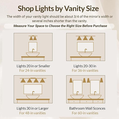 ANDY STAR Black Bathroom Light Fixture, 3 Light Vanity Lights, Rustproof Wall Lights Over Mirror, Rustic Wall Mounted Lamp, Modern Wall Sconces for Mirror, Powder Room, Bedroom