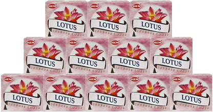 Lotus Incense Cones and Cone Incense Burner Bundle Insence Insense Hem Incense