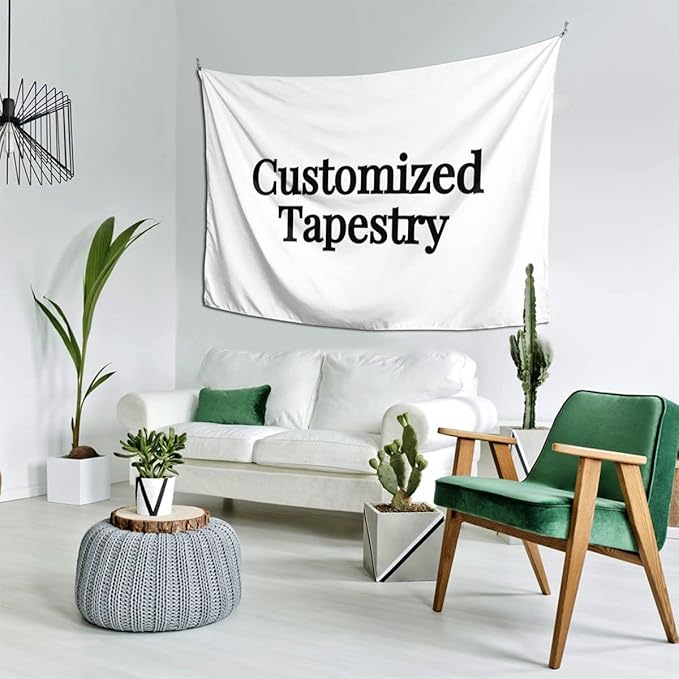 Custom Wall Tapestry Add Your Own from PhotoCustom Wedding Funny Backdrop Decoration 60x40 For Dormitory