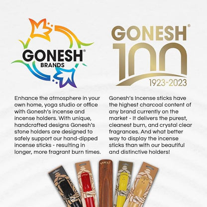 Gonesh - Incense Holder - Modern Home Decor - Wood Incense Burner - Yellow - 10” x 1.25”