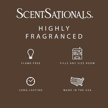 Scentsationals Fall Wax Melts, Wax Cubes Strong Scent - Feelin' Cozy - Long Lasting Scented Melts for Warmer, 10oz (24-Cubes)