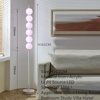 Nordic Modern Floor Lamp Fashion Luxury Family Iiving Room Bedroom Study Villa Hotel LED Creativity Decorative Standing Light (Style 124)