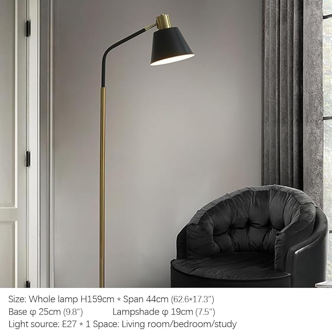 Nordic Modern Floor Lamp Fashion Luxury Family Iiving Room Bedroom Study Villa Hotel LED Creativity Decorative Standing Light (Style 7)