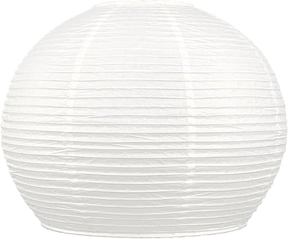 Hemispherical Lamp Shade (14 Inch) White Folding Paper Lamp Shade Chinese Lantern