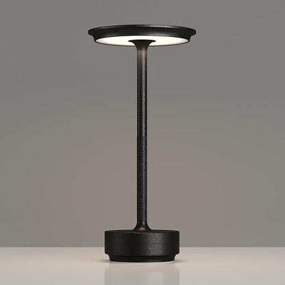 1 Pack Rechargeable Table Lamps Cordless, Portable 5000mAh Outdoor Table Light, 3 Color Stepless Dimming LED Table Lamp with Memory Function, for Home/Dinner/Patio/Restaurant.(Diamond Black)