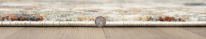 Keen Home Design Area Rugs - 2x10 Non-Shedding, Abstract Rugs for Kitchen, Living Room, Bedroom, Dining Room, Entryway - Size: 2'8" x 9'11", Multi