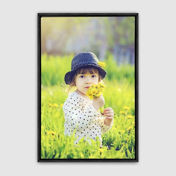 wall26 Framed Custom Canvas Wall Art for Living Room, Bedroom Canvas Prints for Home Decoration Ready to Hang - 24"x36", Black Frame