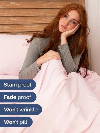 Extra Deep King Sheet Set - 6 Piece Breathable and Cooling Sheets - Hotel Luxury Bed Sheets Set - Easy Fit - Soft, Wrinkle Free and Comfy Sheets Set - Lavender Pink Sheet Set with Extra Deep Pockets