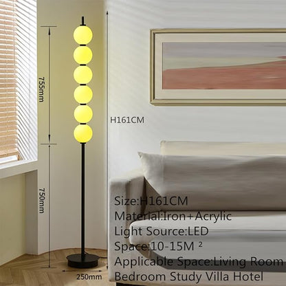 Nordic Modern Floor Lamp Fashion Luxury Family Iiving Room Bedroom Study Villa Hotel LED Creativity Decorative Standing Light (Style 119)