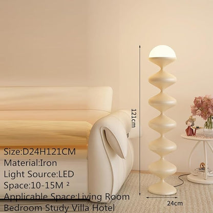 Nordic Modern Floor Lamp Fashion Luxury Family Iiving Room Bedroom Study Villa Hotel LED Creativity Decorative Standing Light (Style 87)