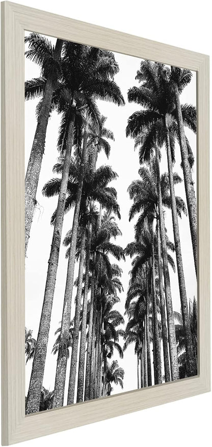 Americanflat 22x28 Poster Frame with Polished Plexiglass - Wide Picture Frames Made of Engineered Wood for Vertical or Horizontal Wall Display - Epic Collection - Light Wood