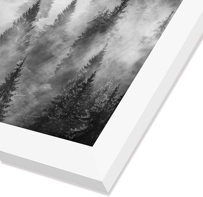 Americanflat 24x24 Picture Frame with Polished Plexiglass - Epic Collection - Square Picture Frame with Engineered Wood - Wide Photo Frames for Wall display - White